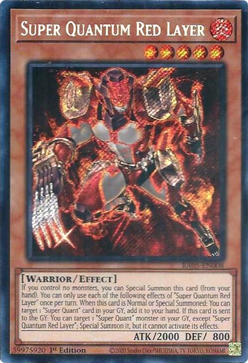Super Quantum Red Layer (Secret Rare) [RA05-EN008] Secret Rare