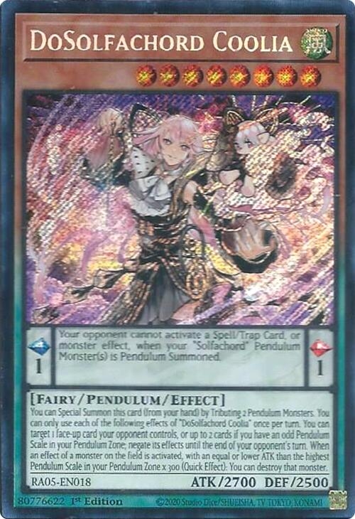 DoSolfachord Coolia (Secret Rare) [RA05-EN018] Secret Rare