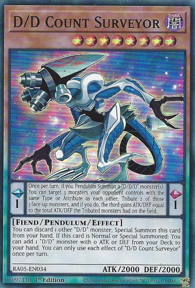 D/D Count Surveyor [RA05-EN034] Super Rare